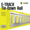 Dc Cargo 5' Long E-Track Galvanized Steel Rails with End Caps and Installation 5HETZKIT001